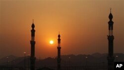 Les minarets d'une Mosquée ( illustration)