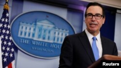 Menteri Keuangan AS, Steven Mnuchin 