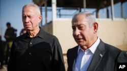 یوآو گالانت، وزیر دفاع، و بنیامین نتانیاهو، نخست وزیر اسرائیل. آرشیو
