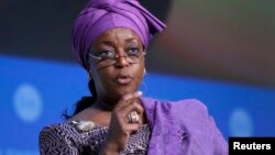 Diezani Alison Madueke, tsohuwar ministar man fetur ta Najeriya wadda ake zarki da wawure makudan kudade daga aljihun gwamnatin kasar