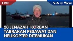 Laporan VOA untuk SCTV: 28 Jenazah Korban Tabrakan Pesawat American Airlines - Helikopter Ditemukan