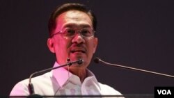 Pemimpin oposisi Malaysia, Datok Seri Anwar Ibrahim.
