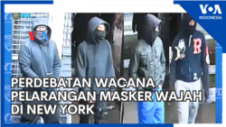  Perdebatan Wacana Pelarangan Masker Wajah di New York
 
