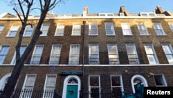 FILE - A general view shows the Charles Dickens Museum in central London, Dec. 10, 2012. 
