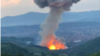 Eksplozija i dim iznad čačanske "Slobode" (Foto: Instagram profil gradonačelnika Čačka Miluna Todorovića)