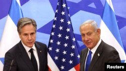 AQSh davlat kotibi Entoni Blinken Isroil Bosh vaziri Benyamin Netanyahu bilan. Quddus, 30-yanvar, 2023.