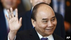 FILE - Vietnam's President Nguyen Xuan Phuc arrives at the APEC Economic Leaders Meeting during the Asia-Pacific Economic Cooperation, also known as APEC summit, Nov. 19, 2022. (AP)