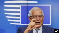 جوزپ بورل، مسئول سیاست خارجی اتحادیه اروپا. 