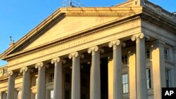 FILE - The Treasury Department is seen in Washington, Jan. 18, 2023.