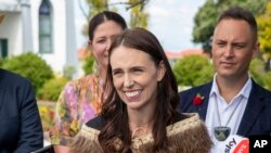 Perdana Menteri Selandia Baru Jacinda Ardern di Ratana, 24 Januari 2023. 