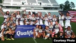 This Instagram photo shows members of the U.S. men's and women's rugby teams. (Courtesy - USARugby)