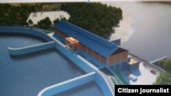 Don Sahong Dam model