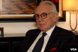 Patrick Grayson, CEO of GPW, says his firm's mission is to fill gaps of knowledge. "There’s always something people should or could know in addition to what they do know. Our job is to answer that question." (Photo - R. James/VOA)