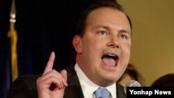 미국 공화당의 마이크 리 상원의원. (자료사진)