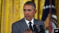 Presiden AS Barack Obama mengatakan bahwa politik Israel “hanya didorong oleh ketakutan.”