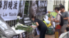 香港人自发悼念刘晓波