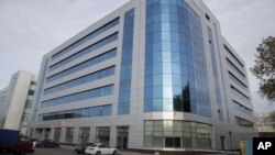 러시아 상트페테르부르크의 '인터넷 리서치 에이전시(IRA) 건물.