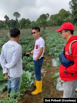 Petani milenial Sandi Octa Susila. (Foto: Dok Pribadi)