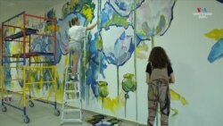 Չնայած պատերազմին՝ ուկրաինացի որմնանկարիչը ԱՄՆ-ից վերադարձել է Իրպին