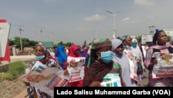 Kungiyoyin Mata Sun Yi Zanga-zangar Goyon Bayan Aishatu Dahiru ‘Yar Takarar Gwamna A Jihar Adamawa