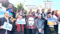 Tbilisidə Putin hökumətinə qarşı aksiya keçirilib