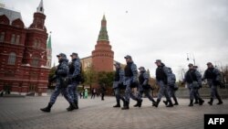 Pripadnici ruske nacionalne garde, Moskva, 20. oktobar 2022.