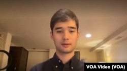 《间谍与谎言》一书作者、澳大利亚战略政策研究所高级分析师周安澜(Alex Joske) （美国之音视频采访截图）