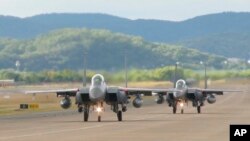 한국 공군 F-15K 전투기 (자료사진)