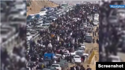 اعتراضات در ایران، مراسم چهلم مهسا امینی، سقز، چهارشنبه ۴ آبان ۱۴۰۱