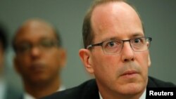 U.S. Assistant Secretary for International Security Christopher Ford attends the second Preparatory session of the 2020 Non Proliferation Treaty (NPT) Review Conference at the United Nations in Geneva, Switzerland, April 23, 2018. 