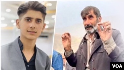 حسن درافتاده (راست) و کومار درافتاده.