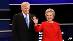  Trump da Clinton 'yan takaran shugabancin kasar Amurka