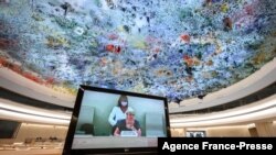 스위스 제네바에서 유엔 인권이사회 회의가 열리고 있다. (자료사진)