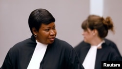 Jaksa Mahkamah Kejahatan Internasional (ICC), Fatou Bensouda, di Nederland, Belanda, 28 Agustus 2018. (Foto: dok).