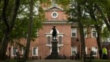 FILE - The exterior of Independence Hall appears in Philadelphia, April 26, 2019. (AP Photo/Matt Rourke)