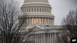 FILE - The Capitol is seen in overcast skies in Washington, Jan. 3, 2017.