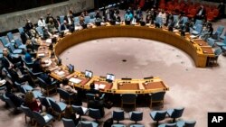 지난 23일 뉴욕 유엔본부에서 안보리 회의가 열렸다.