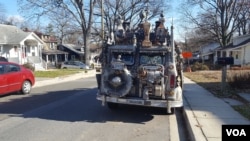 Clarke Bedford compares his car to a decorated horse.