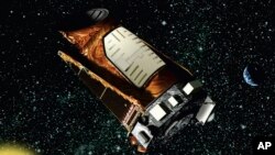 Gambar teleskop antariksa Kepler dari NASA. 