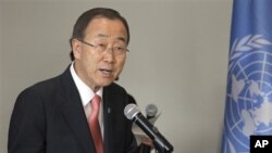 Sekjen PBB Ban Ki-moon mengimbau pendanaan global yang lebih besar untuk upaya-upaya bantuan kemanusiaan di Suriah (foto: dok). 