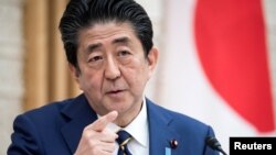 아베 신조 일본 총리.