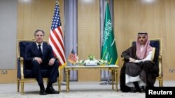 دیدار وزرای خارجه آمریکا و عربستان.