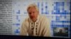 Julian Assange speaks during a teleconference between London and Washington on April 8, 2013