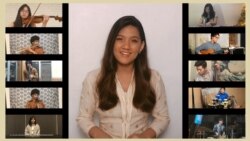 Alumni Indonesian Idol, Monita Tahalea, tampil bersama ensemble Berklee College of Music membawakan lagu ‘Lilin Lilin Kecil’ (courtesy: Berklee Indonesian Community).