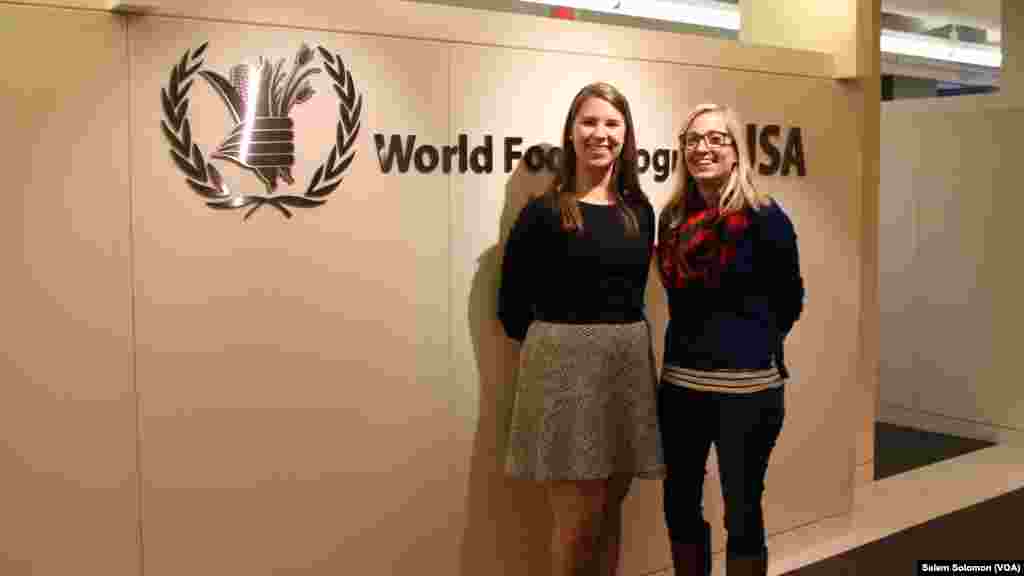የዓለም ምግብ ፕሮግራም (WFP) ሰራተኞች ኤረን ዊገር እና ሜም ጄ አልትማን 