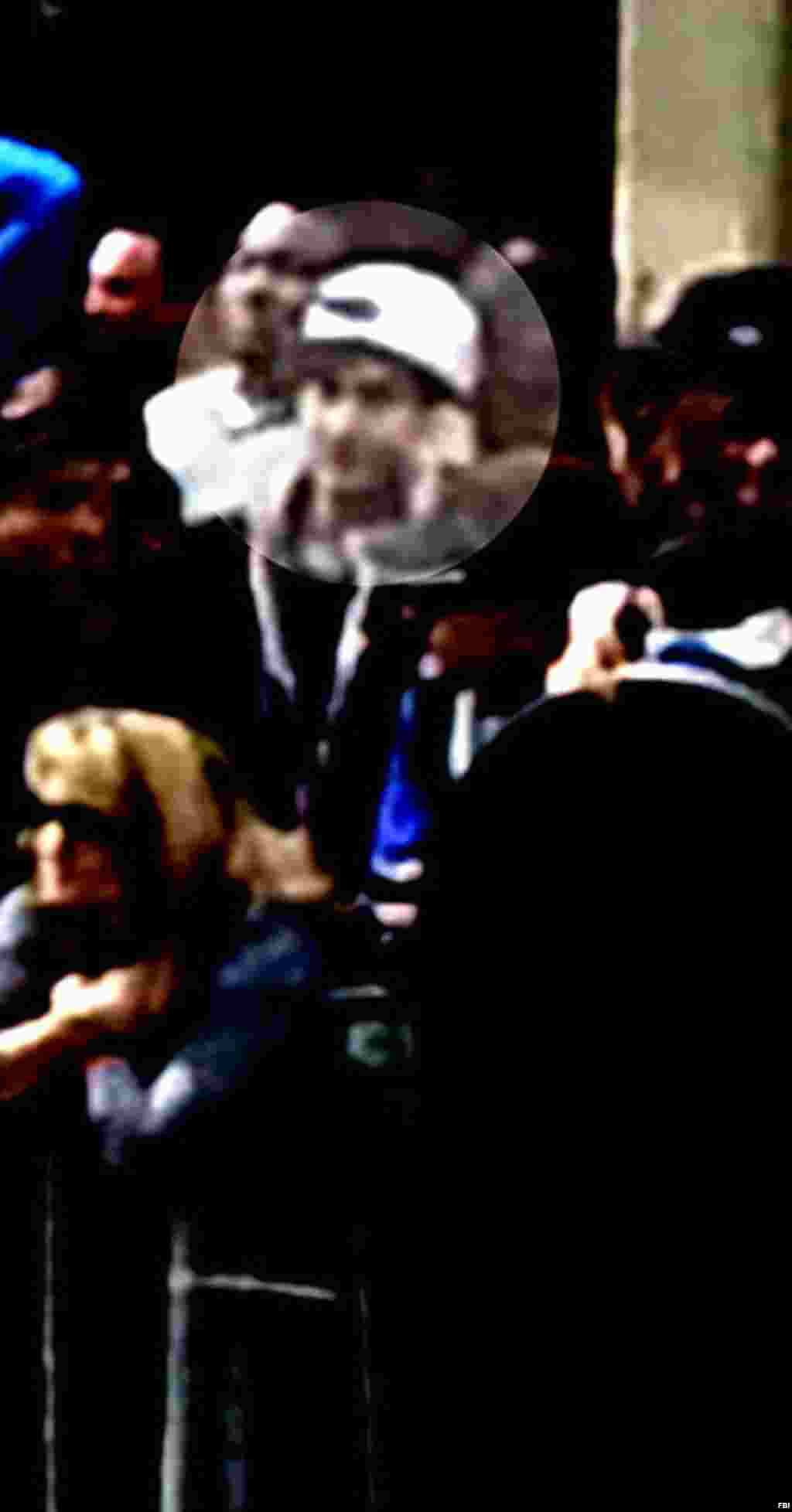 Suspect 2 with Hand by Ear, Circled