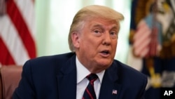 آرشیو - پرزیدنت دونالد ترامپ در کاخ سفید