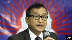 ​លោក​សម រង្ស៊ី​​មេដឹកនាំ​គណបក្ស​ជំទាស់​