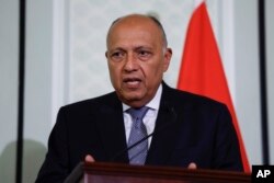 مصری وزیر خاجہ سامح شکری، فائل فوٹو