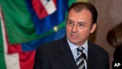 Menteri Keuangan Meksiko Luis Videgaray mengecam usulan kandidat Capres AS dari partai Republik, Donald Trump (foto: dok).